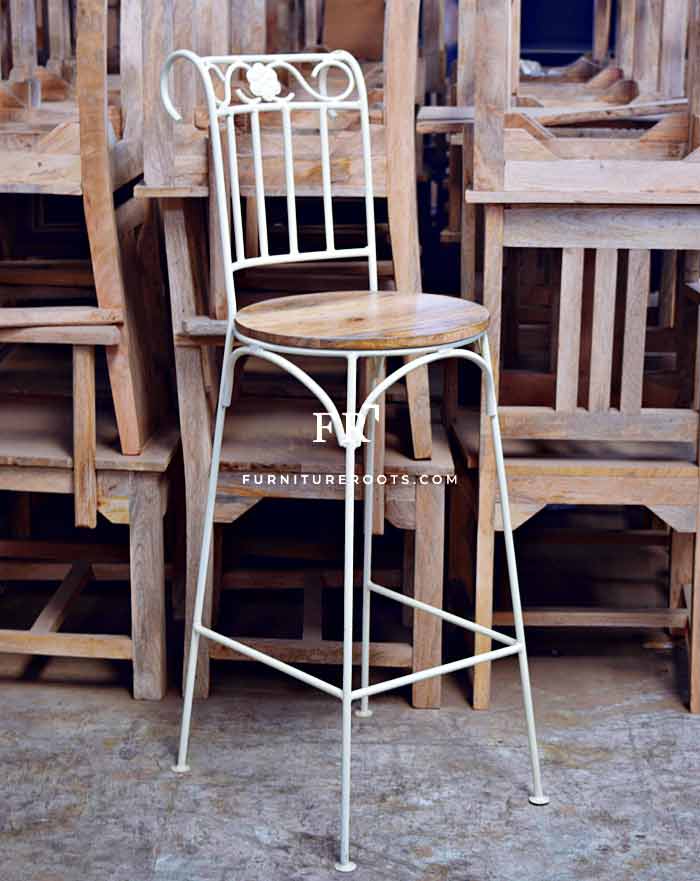 Alluring Retro Bar Stool Nightclub Lounge Chair Furnitureroots Bent Metal Colonial Bar Chair